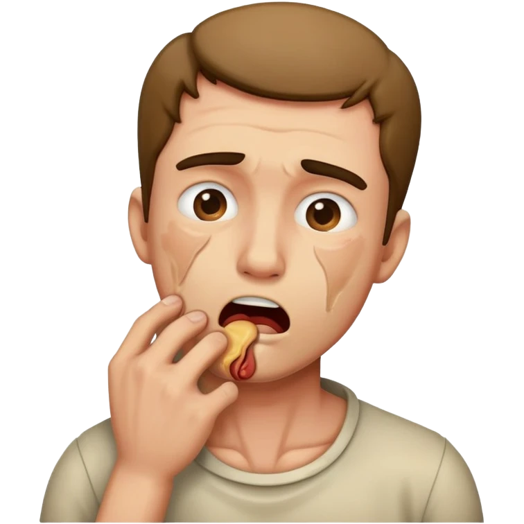 Man choking emoji