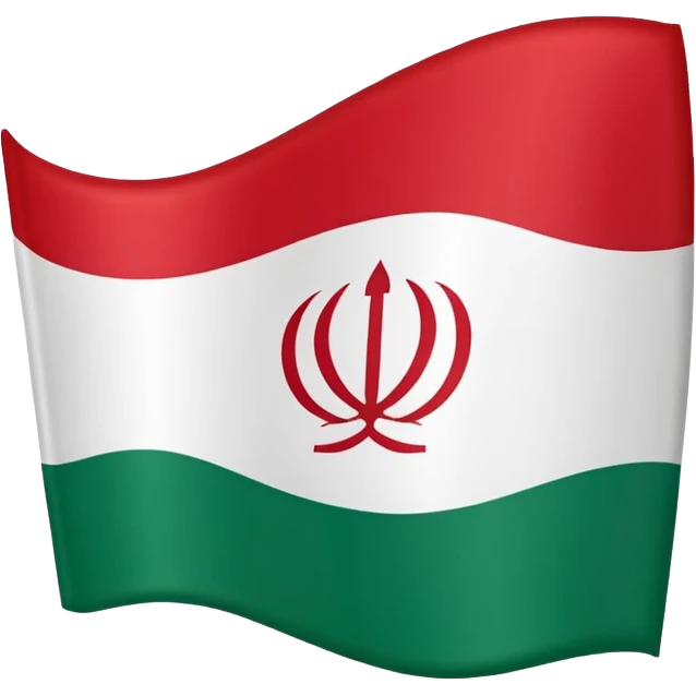 square iranian flag green white and red basic emoji