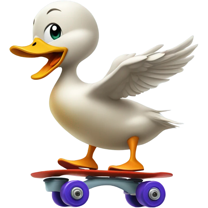 duck skate emoji