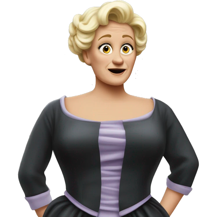Ursula von der Leyenl photorealistic shrugs emoji