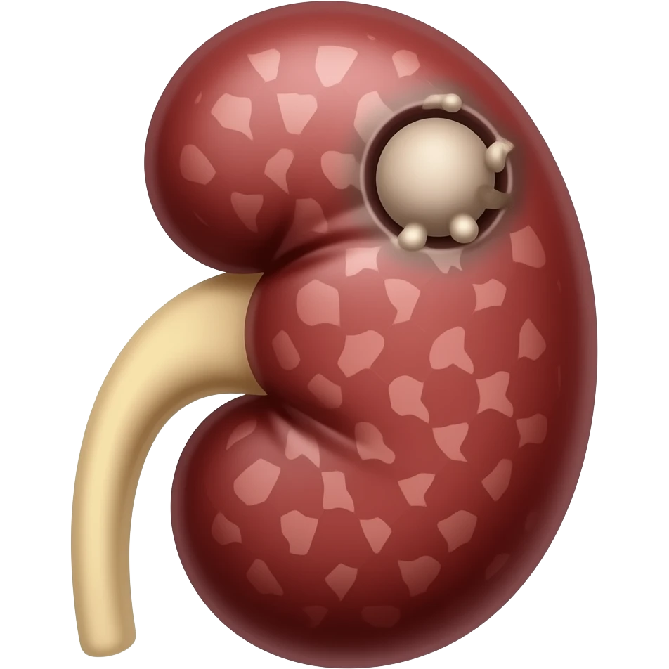 CREAME UN EMOJI DE UN RIÑÓN ENFERMO emoji