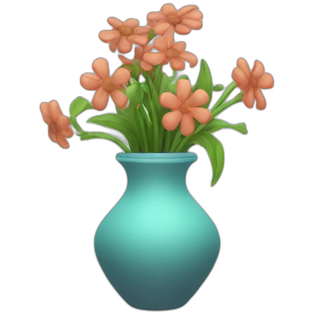 Bong flower vase emoji