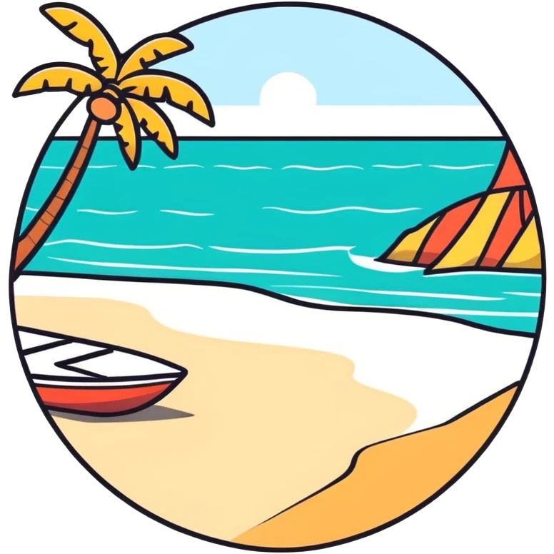 Beach emoji