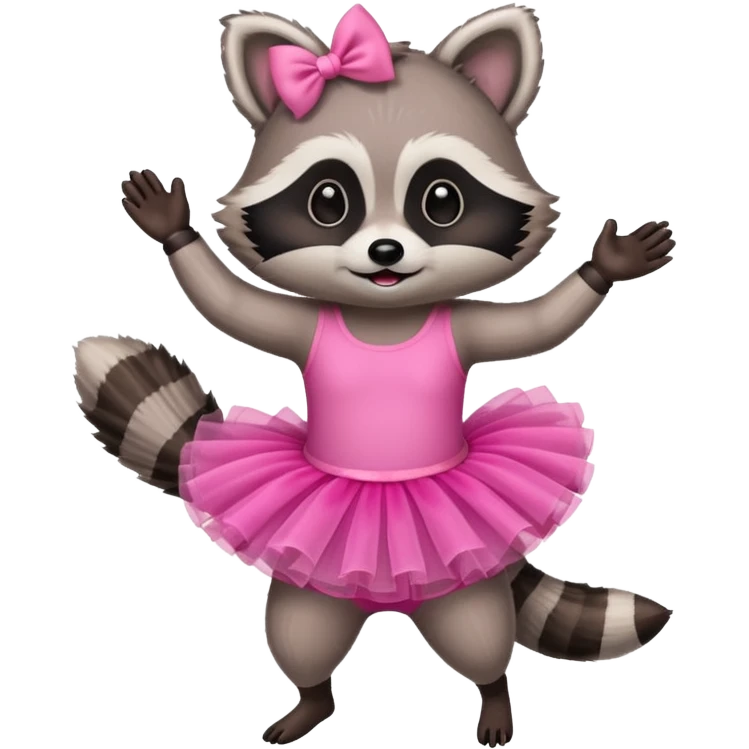 Raccoon with a Tutu  emoji