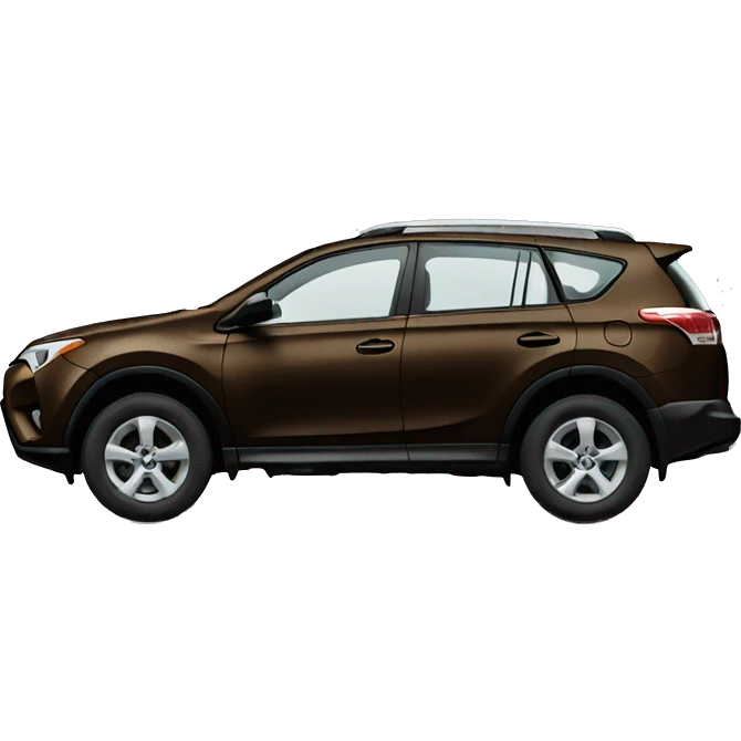 Brown Rav4 car emoji
