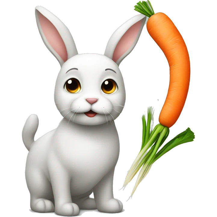 ravbit with carrot emoji