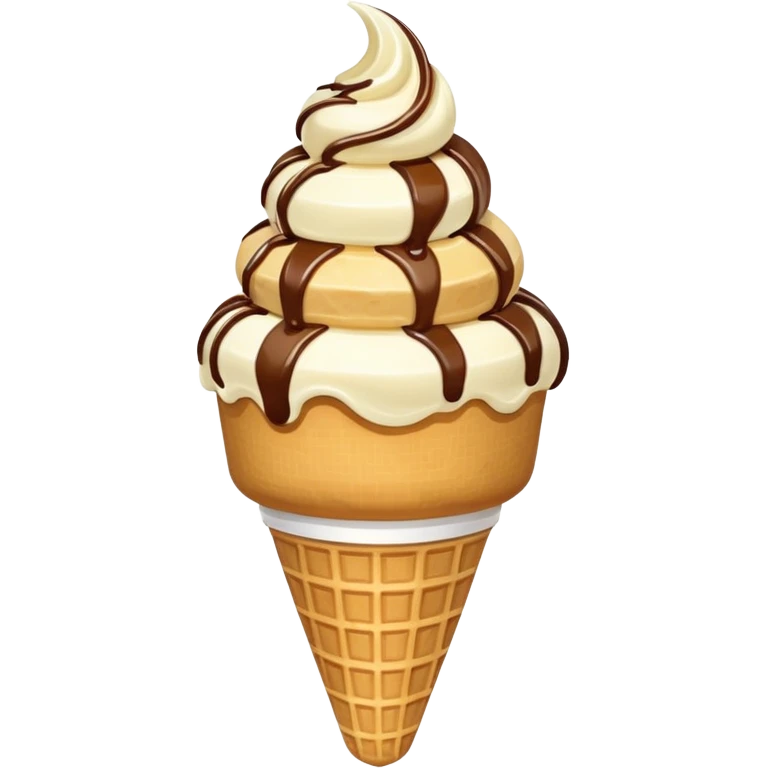 big ice cream emoji