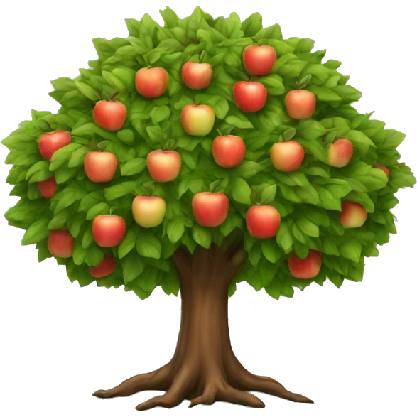 Apple tree emoji
