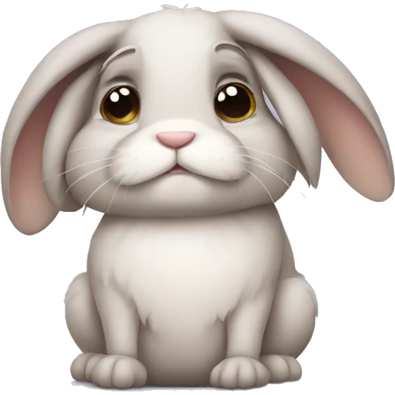 rabbit sad emoji