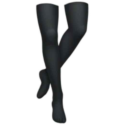 legs with air and moustache emoji