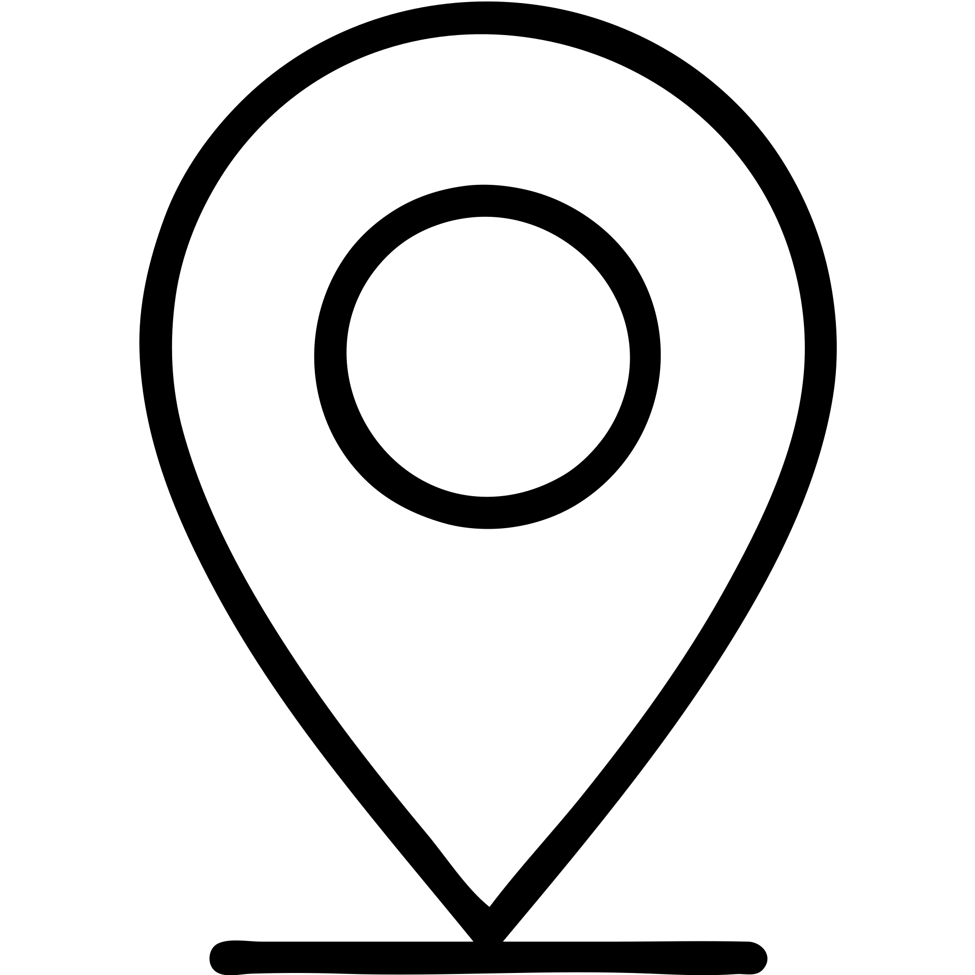 minimalist location logo, simple icon, clean lines, no background emoji