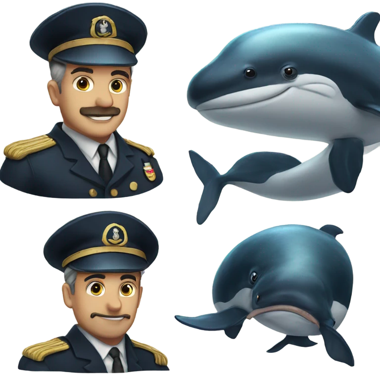 Captain whale emoji