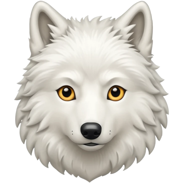Arctic wolf emoji