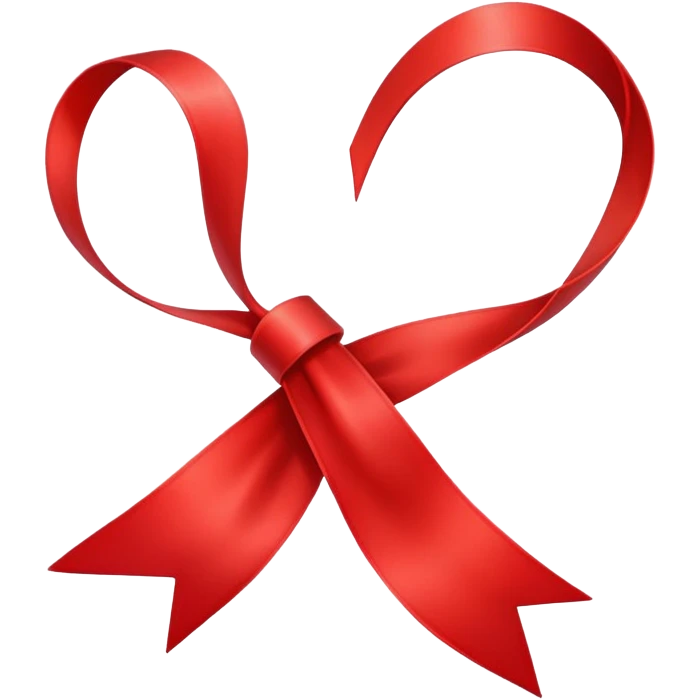Lazo rojo emoji
