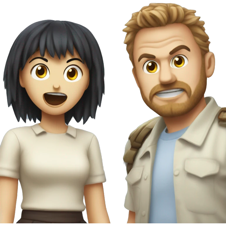 nikocado and wendy testaburger monster attack emoji