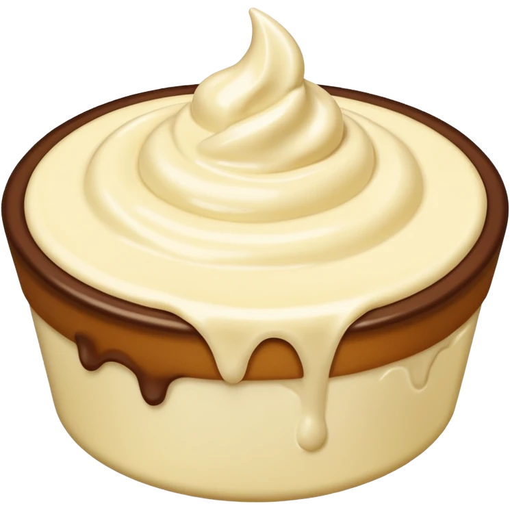 Chocolate blanco emoji