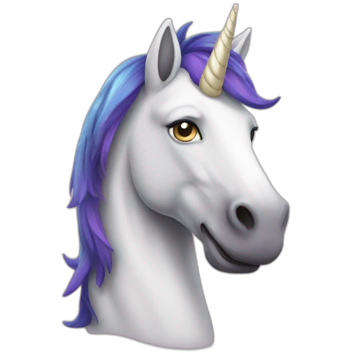 Licorne qui pete emoji