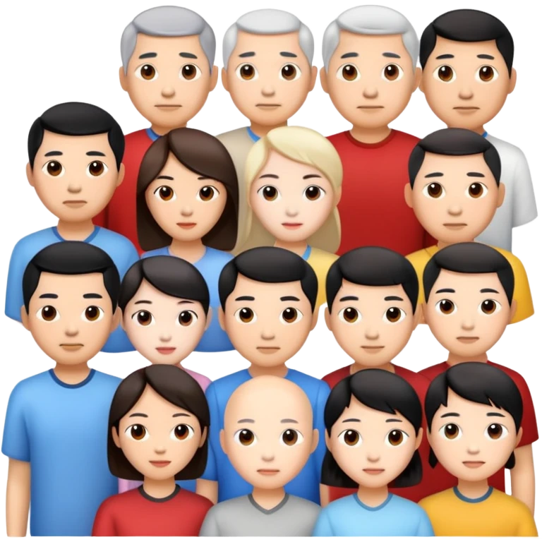 china citizens photorealistic emoji
