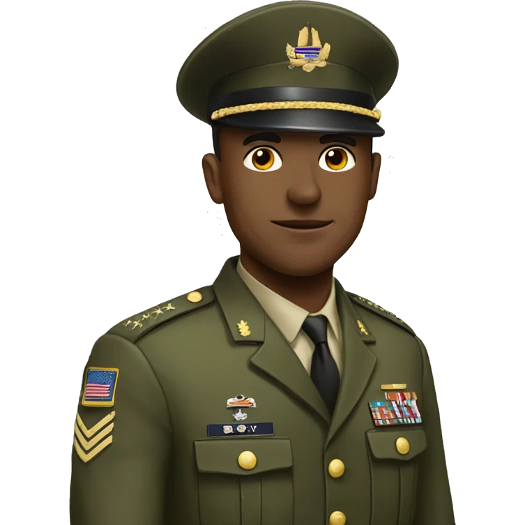 a military man emoji