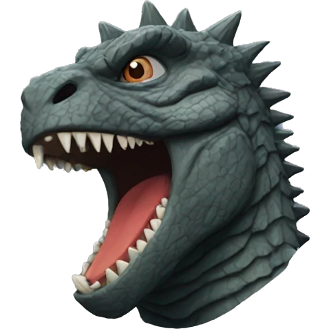 godzilla head emoji