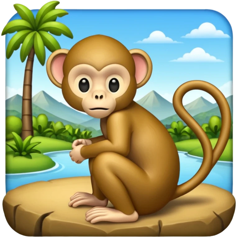 Monkey park emoji