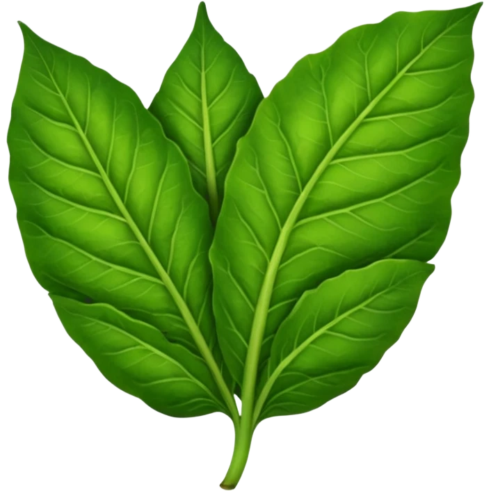 Tobacco leaf emoji