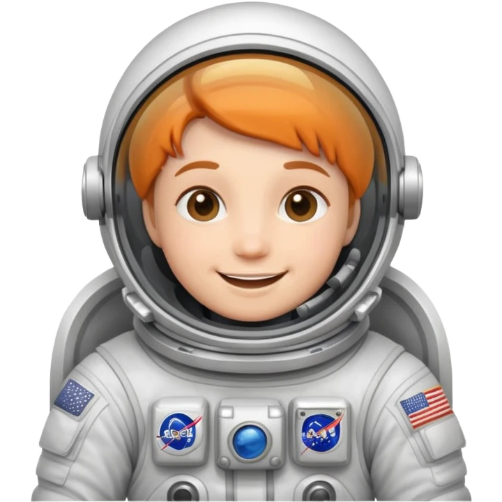 happy astronaut emoji