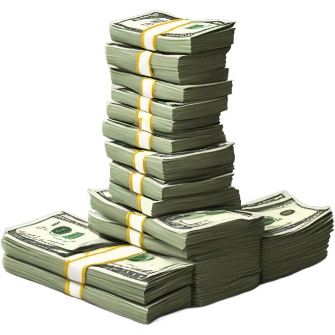 money stack  emoji