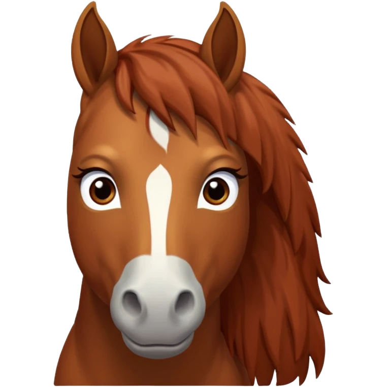 pleading horse emoji