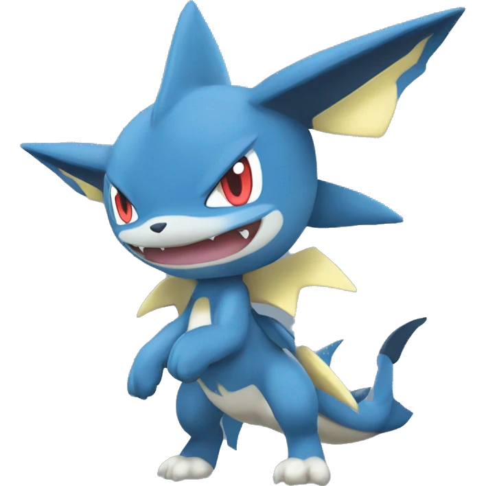 Sharpedo-Gabite-Lucario-Salamence full body emoji