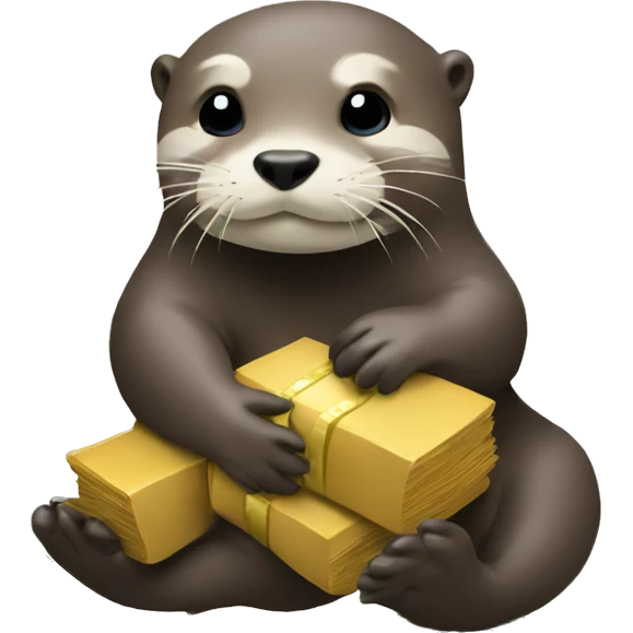otters with money emoji
