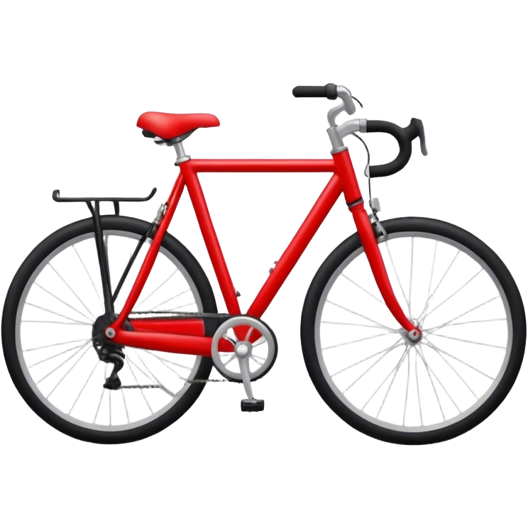 qr code with a picture of a red bicycle in the midle emoji