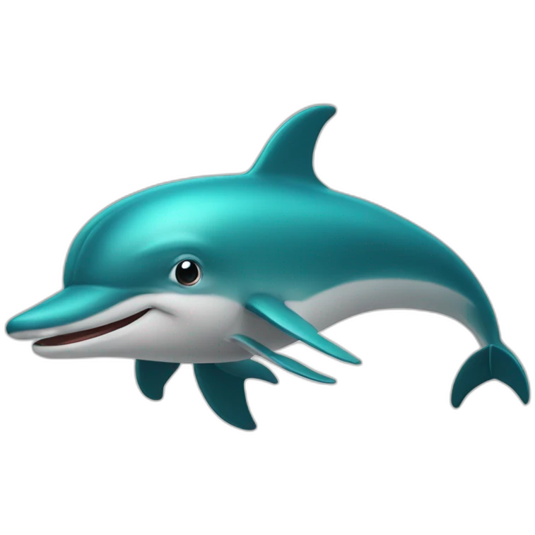 Dauphins vue de face emoji