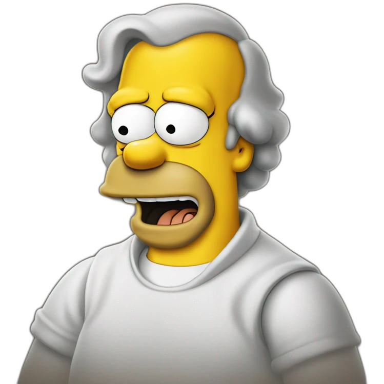 Homer simpson with Harry emoji