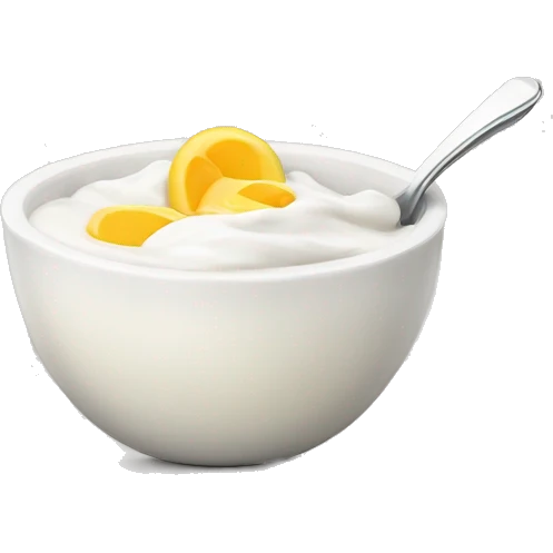 Yogurt bowl emoji