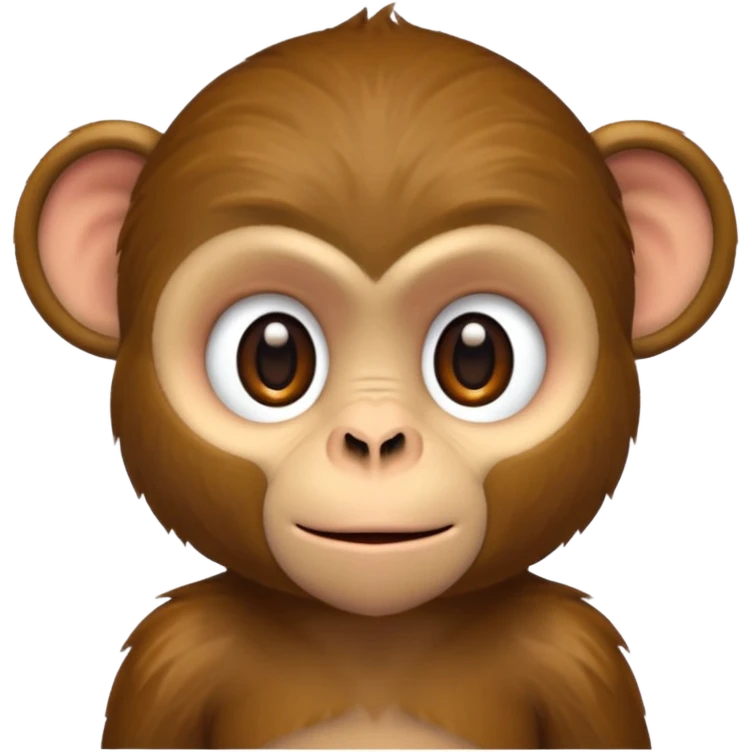 A monkey emoji