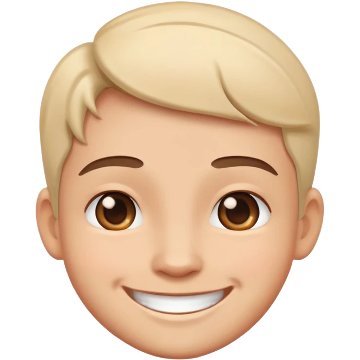 personalized cartoon avatar smiling emoji