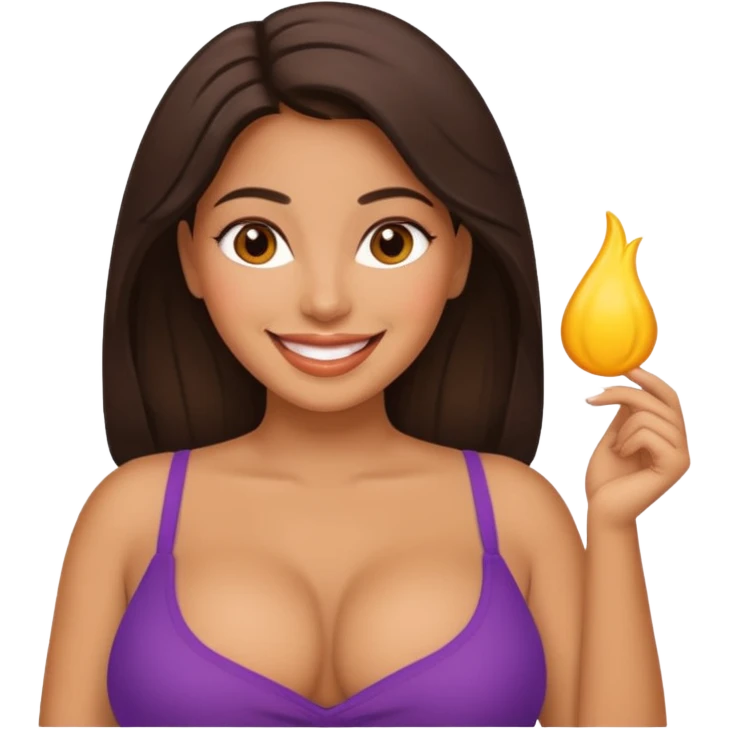 Emoji of big boobs Latina emoji