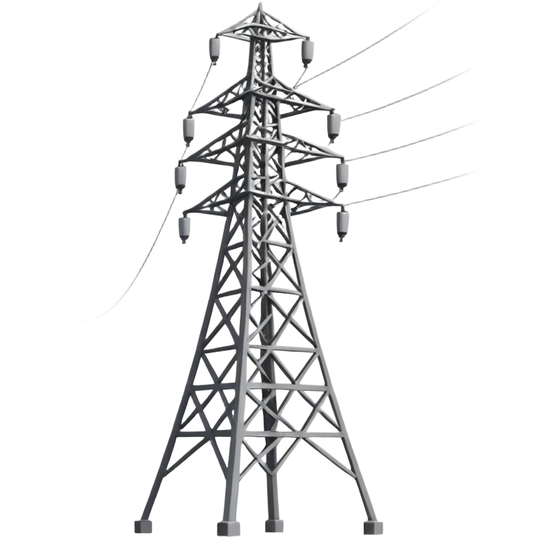 Power transmission tower emoji