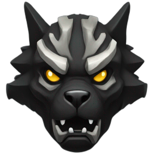 Black Protogen emoji