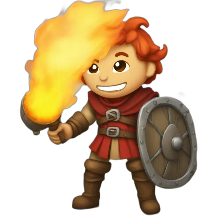 medieval firebreather emoji