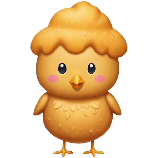 chicken nugget wearing a swimsuit emoji