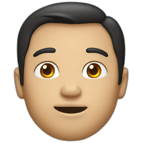 Un homme cho emoji