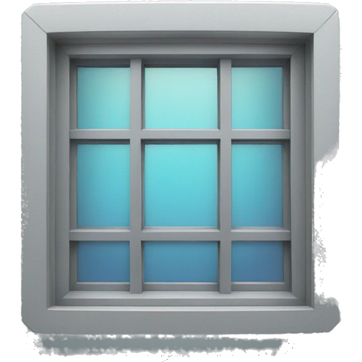 futuristic window frame emoji