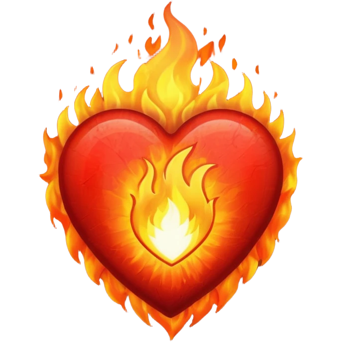 heart in fire emoji