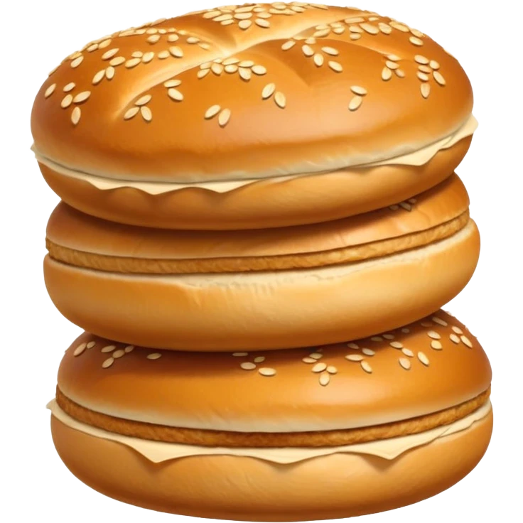 two Kartoffelbrötchen stacked emoji