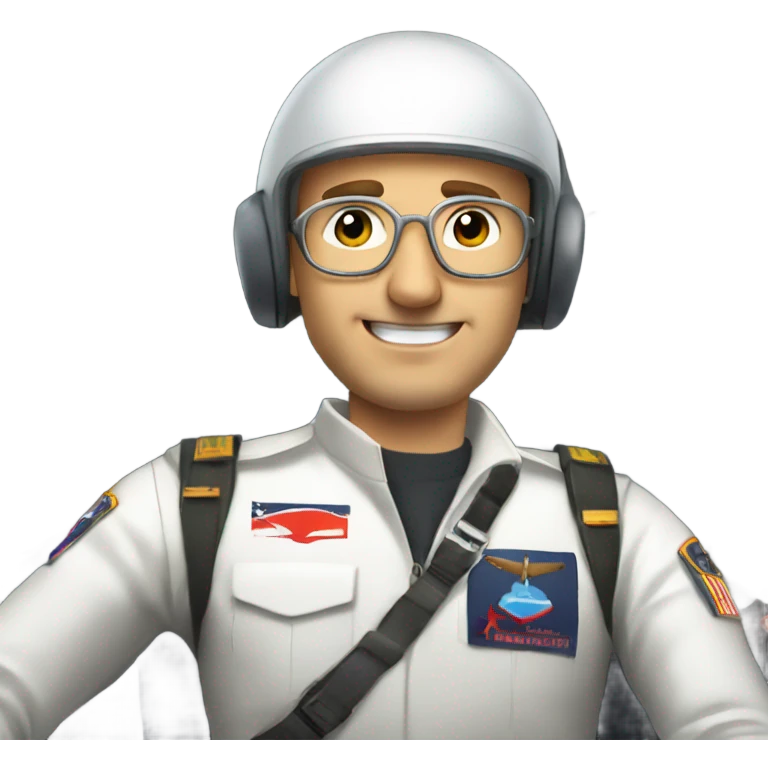 Martin Apprich pilot in cockpit emoji