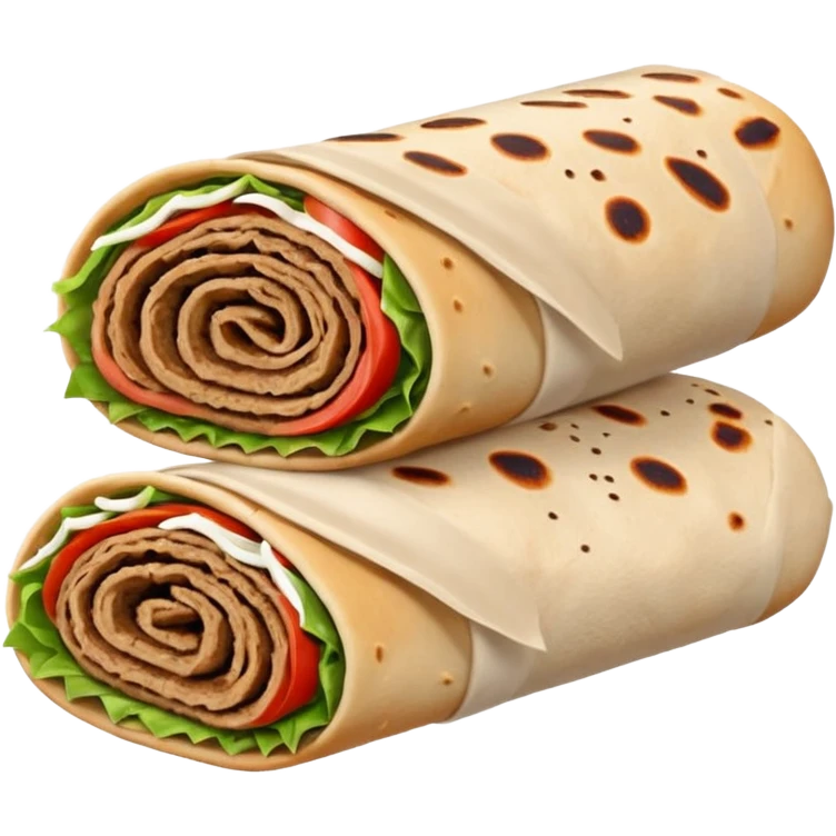 doner roll emoji