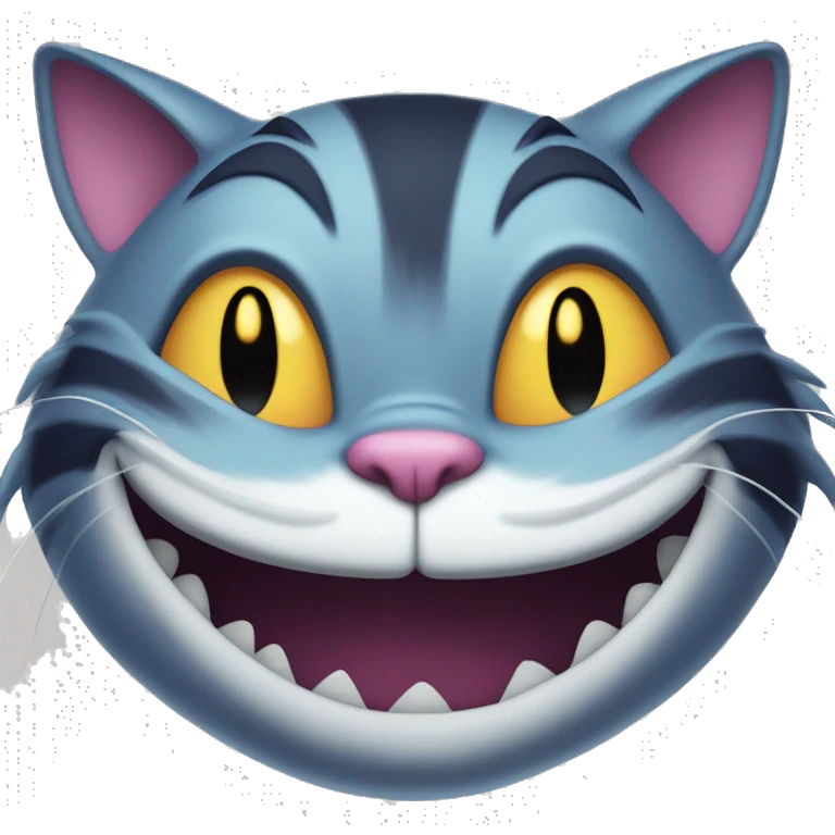 Cheshire cat face emoji