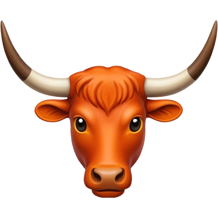 Texas longhorn logo with black background  emoji